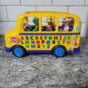 1999 Leap Frog Fun & Learn Phonics Bus Callie Dan, Darcy Talking   Tested